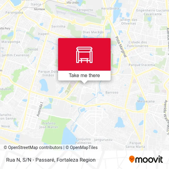 Rua N, S/N - Passaré map