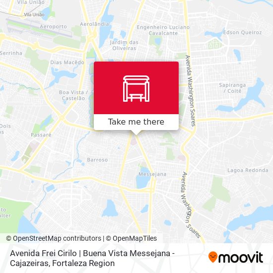 Avenida Frei Cirilo | Buena Vista Messejana - Cajazeiras map