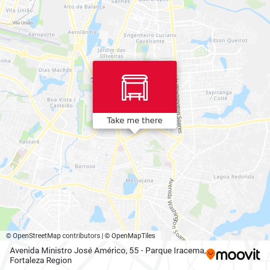 Avenida Ministro José Américo, 55 - Parque Iracema map