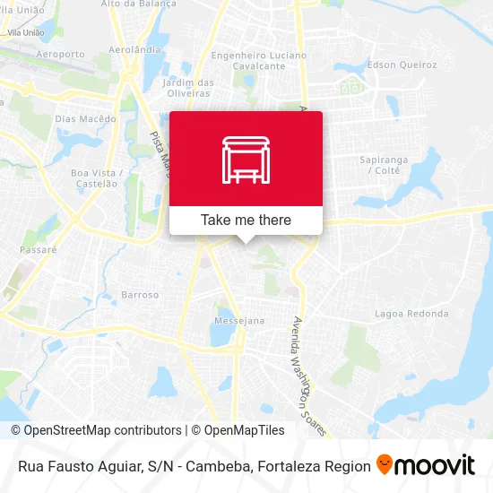 Rua Fausto Aguiar, S / N - Cambeba map