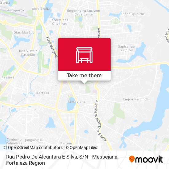 Mapa Rua Pedro De Alcântara E Silva, S / N - Messejana