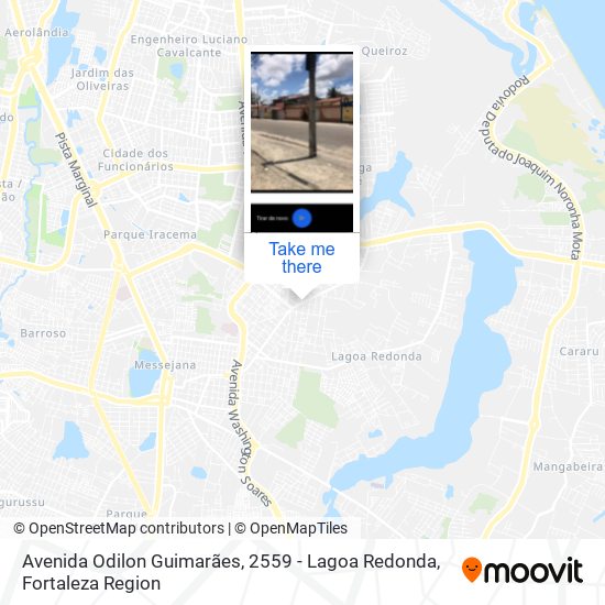Avenida Odilon Guimarães, 2559 - Lagoa Redonda map