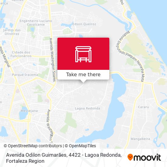 Avenida Odilon Guimarães, 4422 - Lagoa Redonda map