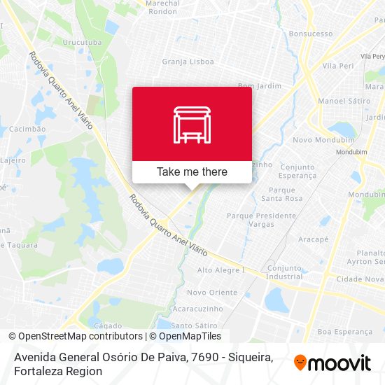 Avenida General Osório De Paiva, 7690 - Siqueira map