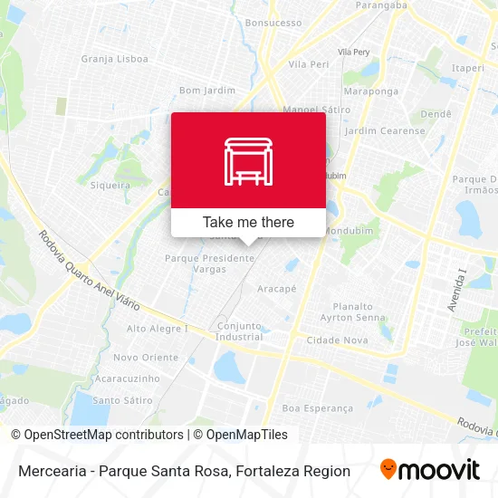 Mercearia - Parque Santa Rosa map
