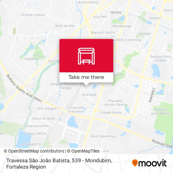 Travessa São João Batista, 539 - Mondubim map