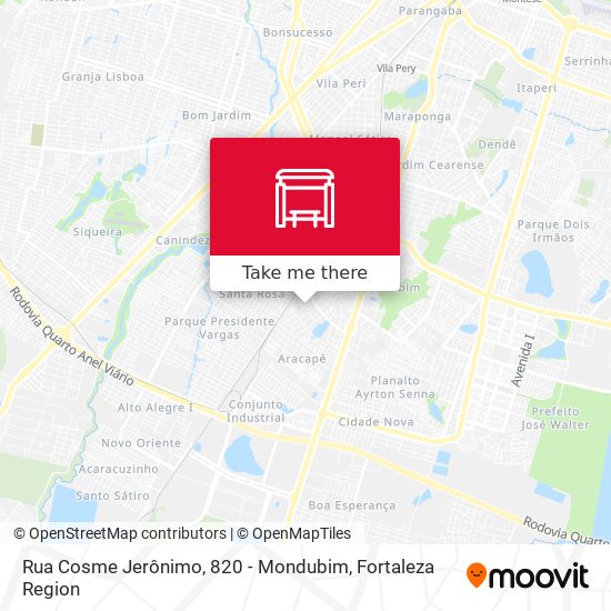Rua Cosme Jerônimo, 820 - Mondubim map