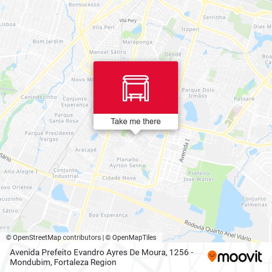 Avenida Prefeito Evandro Ayres De Moura, 1256 - Mondubim map