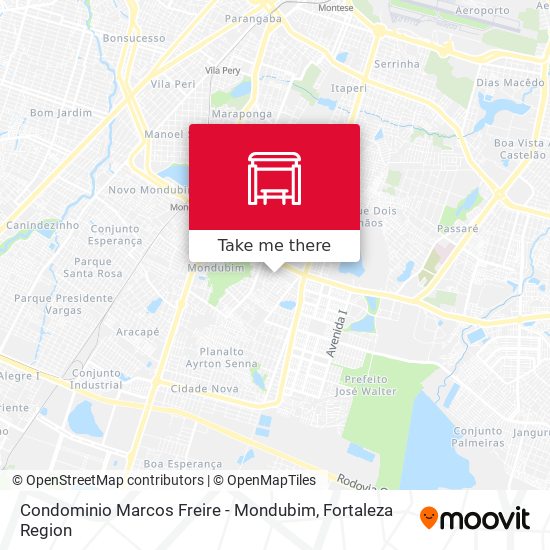 Mapa Condominio Marcos Freire - Mondubim