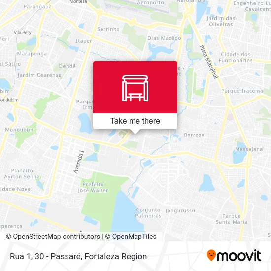 Rua 1, 30 - Passaré map