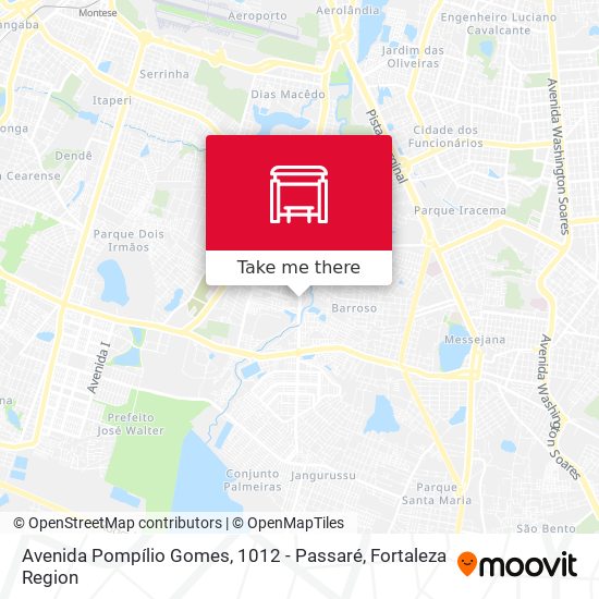Avenida Pompílio Gomes, 1012 - Passaré map
