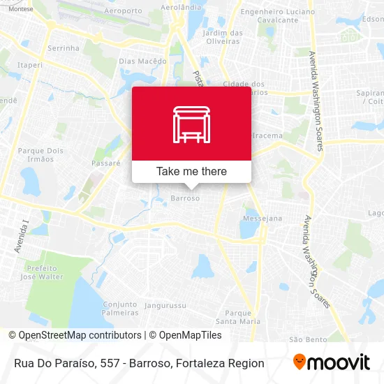 Rua Do Paraíso, 557 - Barroso map