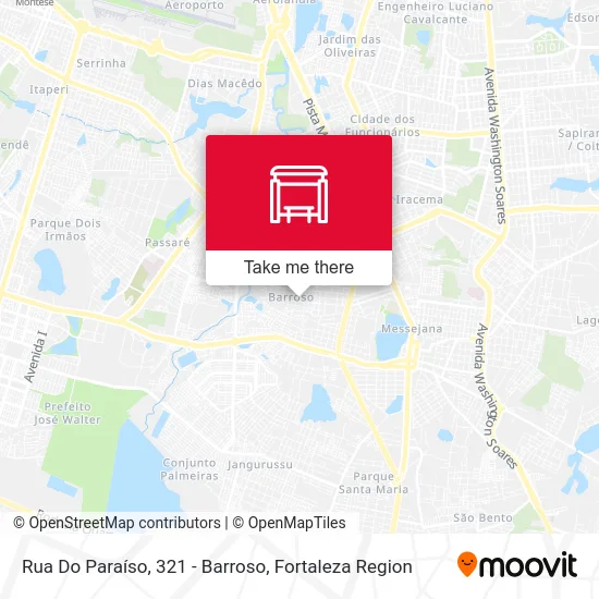 Rua Do Paraíso, 321 - Barroso map