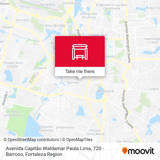Avenida Capitão Waldemar Paula Lima, 720 - Barroso map