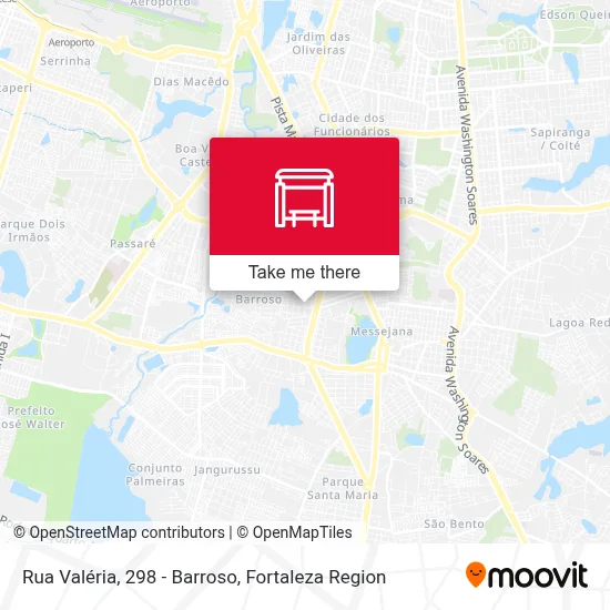 Rua Valéria, 298 - Barroso map