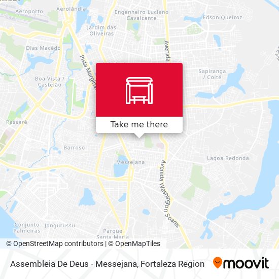 Assembleia De Deus - Messejana map