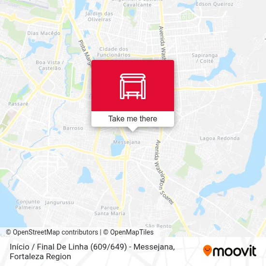 Início / Final De Linha (609 / 649) - Messejana map