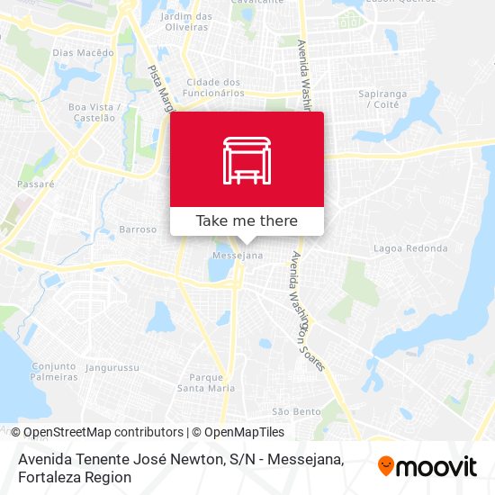 Avenida Tenente José Newton, S / N - Messejana map
