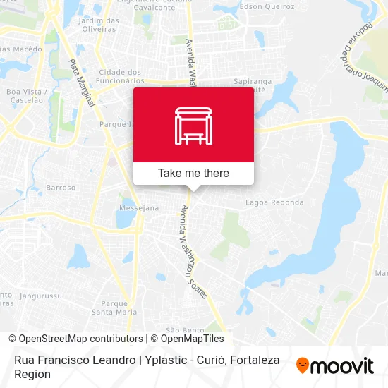 Rua Francisco Leandro | Yplastic - Curió map