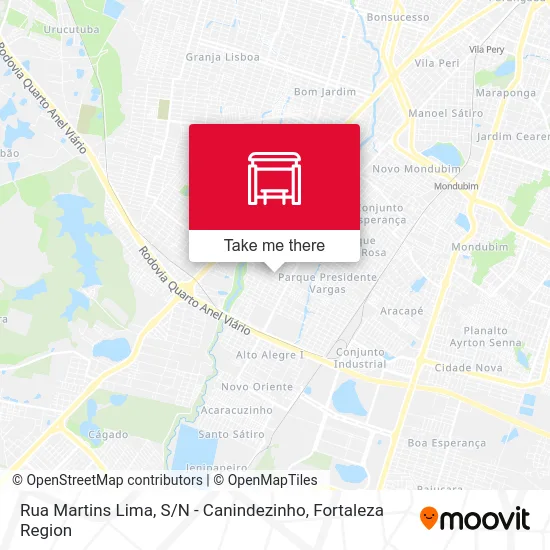 Rua Martins Lima, S / N - Canindezinho map