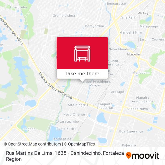 Rua Martins De Lima, 1635 - Canindezinho map