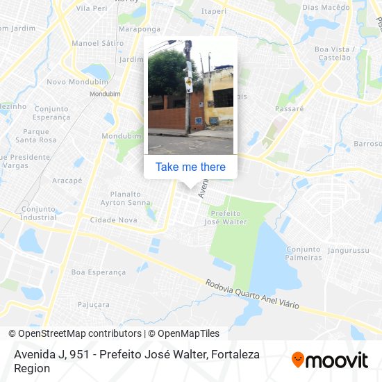 Avenida J, 951 - Prefeito José Walter map