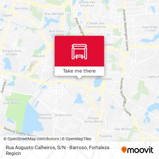 Rua Augusto Calheiros, S / N - Barroso map