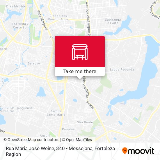 Rua Maria José Weine, 340 - Messejana map
