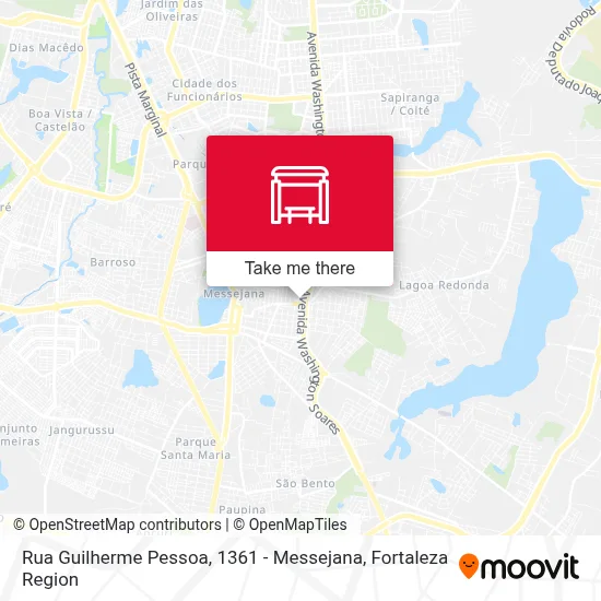 Rua Guilherme Pessoa, 1361 - Messejana map