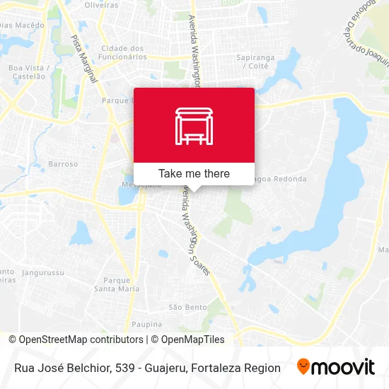 Rua José Belchior, 539 - Guajeru map