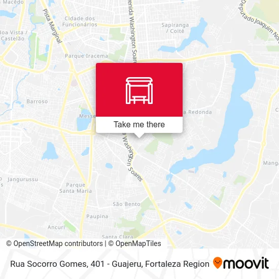 Rua Socorro Gomes, 401 - Guajeru map