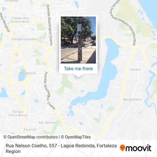 Rua Nelson Coelho, 557 - Lagoa Redonda map