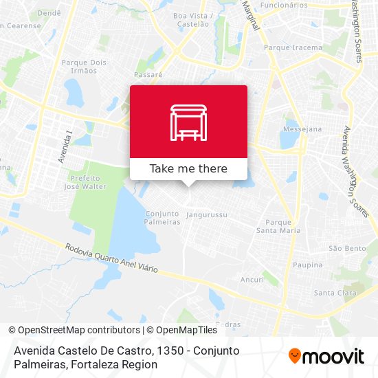 Avenida Castelo De Castro, 1350 - Conjunto Palmeiras map