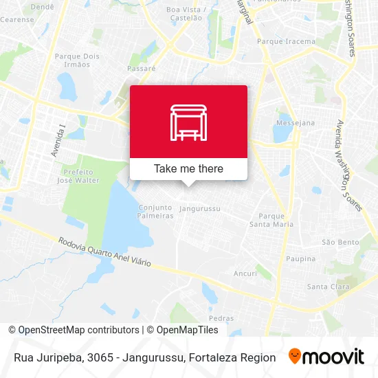 Rua Juripeba, 3065 - Jangurussu map
