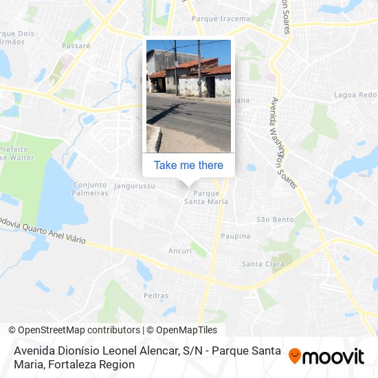 Avenida Dionísio Leonel Alencar, S / N - Parque Santa Maria map
