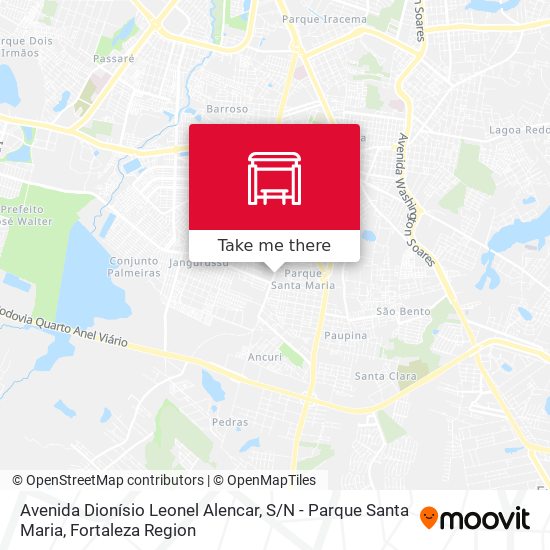 Avenida Dionísio Leonel Alencar, S / N - Parque Santa Maria map