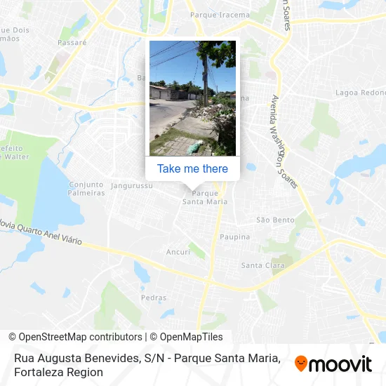 Rua Augusta Benevides, S / N - Parque Santa Maria map