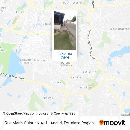 Rua Maria Quintino, 411 - Ancuri map