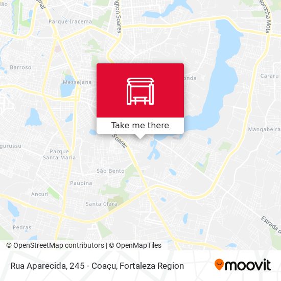 Rua Aparecida, 245 - Coaçu map