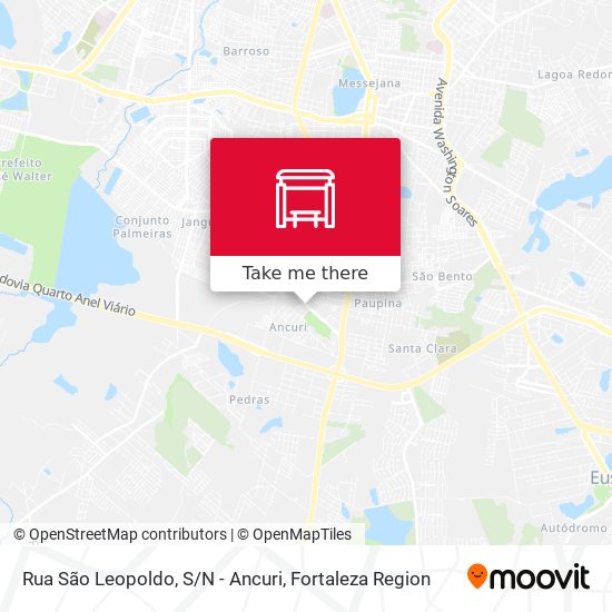 Rua São Leopoldo, S/N - Ancuri map