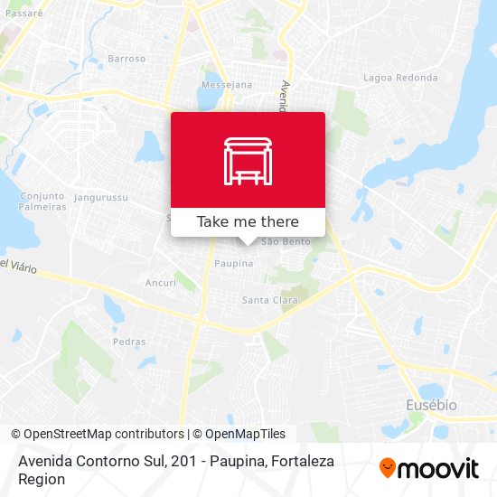 Avenida Contorno Sul, 201 - Paupina map