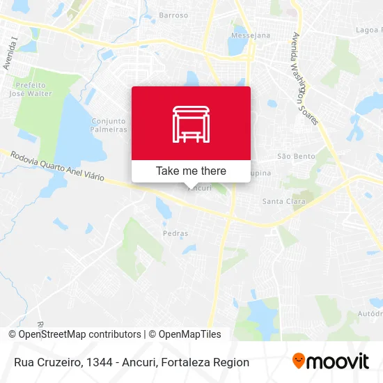 Rua Cruzeiro, 1344 - Ancuri map