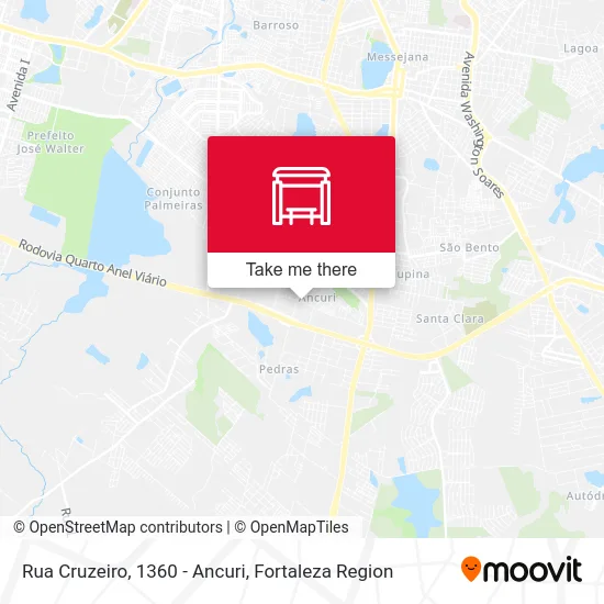 Rua Cruzeiro, 1360 - Ancuri map