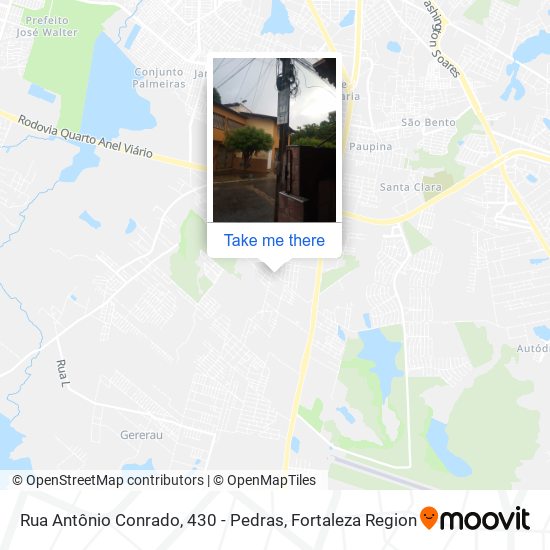Rua Antônio Conrado, 430 - Pedras map