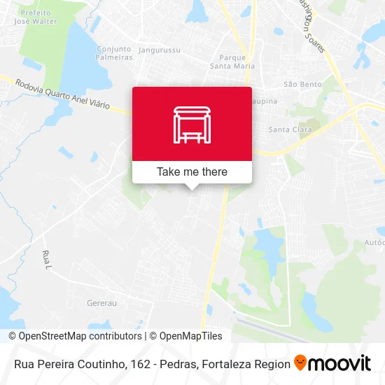 Rua Pereira Coutinho, 162 - Pedras map