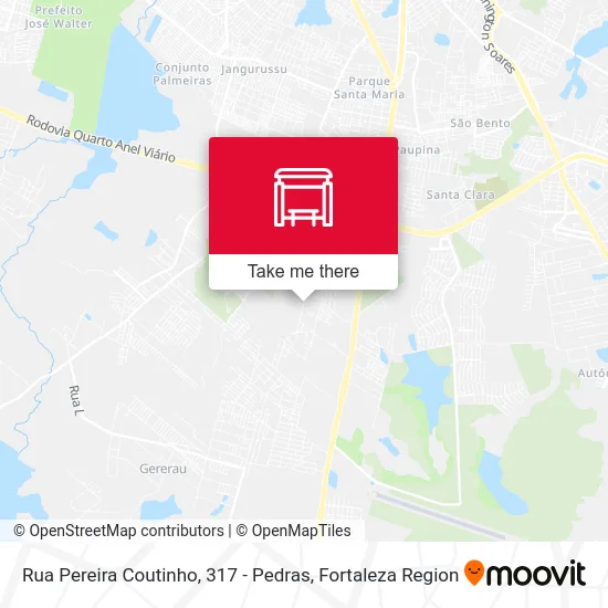 Rua Pereira Coutinho, 317 - Pedras map