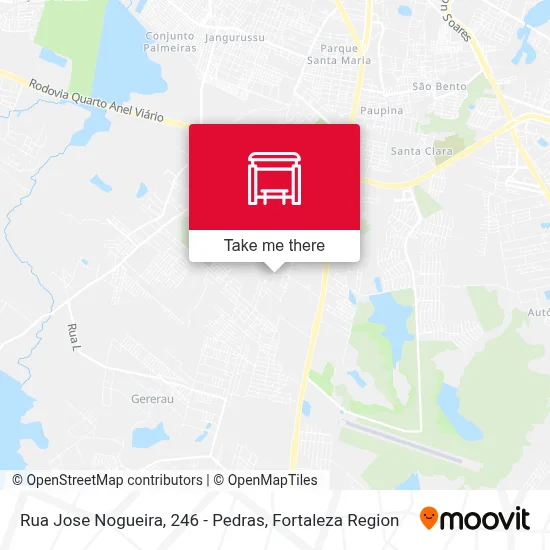 Rua Jose Nogueira, 246 - Pedras map