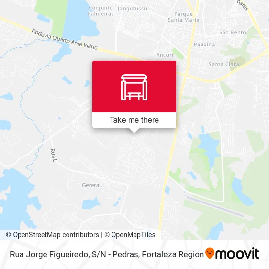 Rua Jorge Figueiredo, S / N - Pedras map