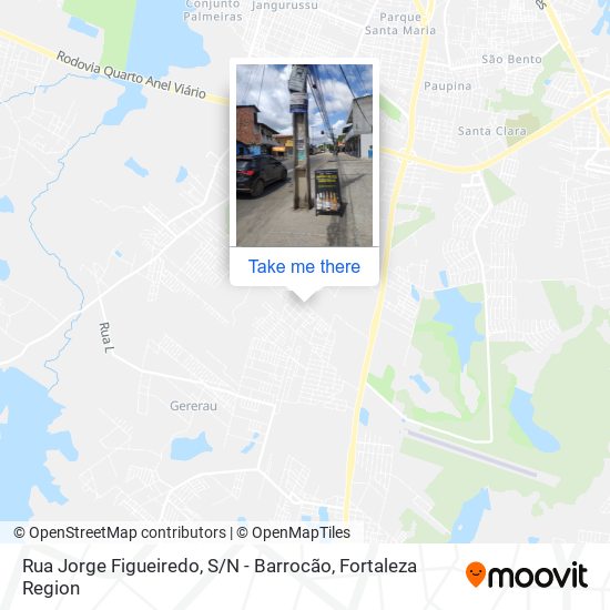 Rua Jorge Figueiredo, S / N - Barrocão map