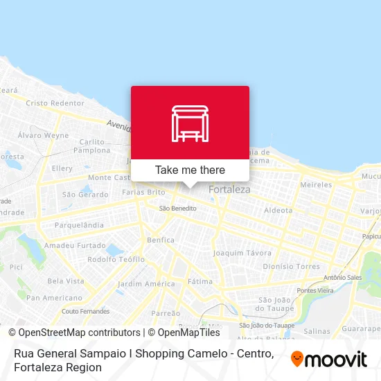 Rua General Sampaio I Shopping Camelo - Centro map